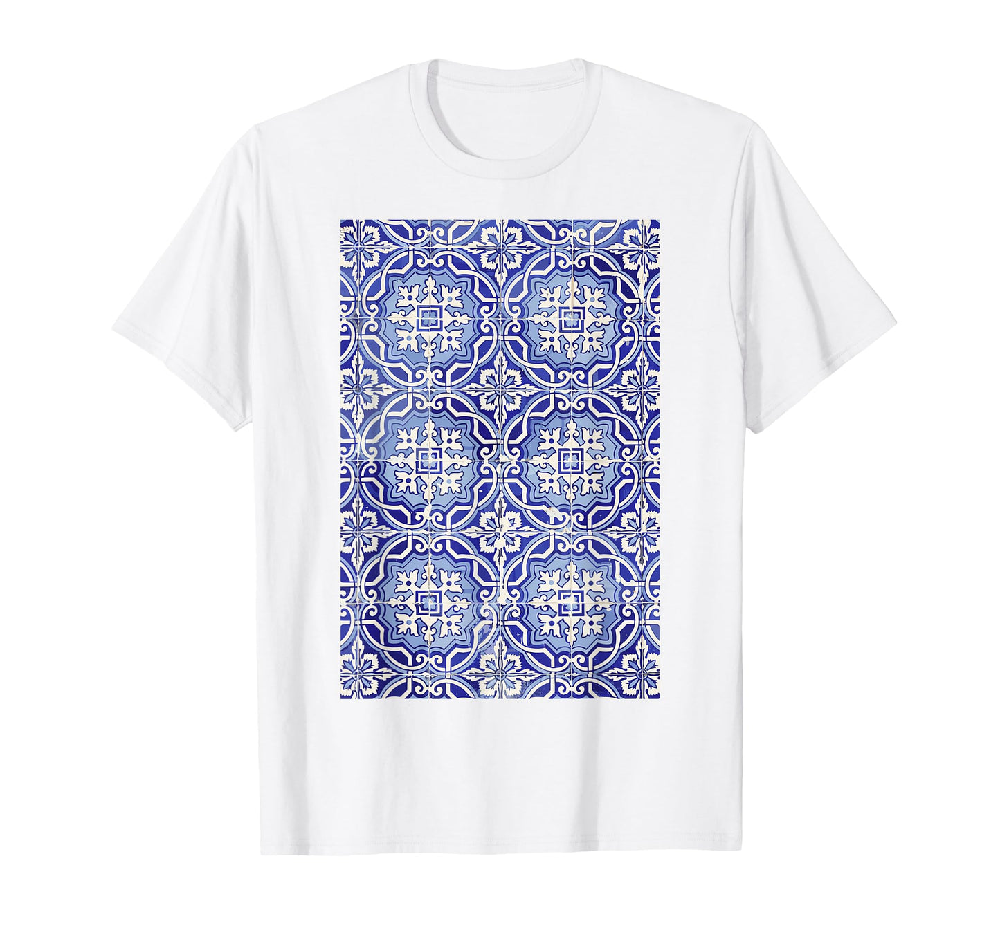 Azulejo Tiles Portuguese Tile Portugal T-Shirt - Graphic Print Unisex - T-Shirt, Sweatshirt, Hoodie