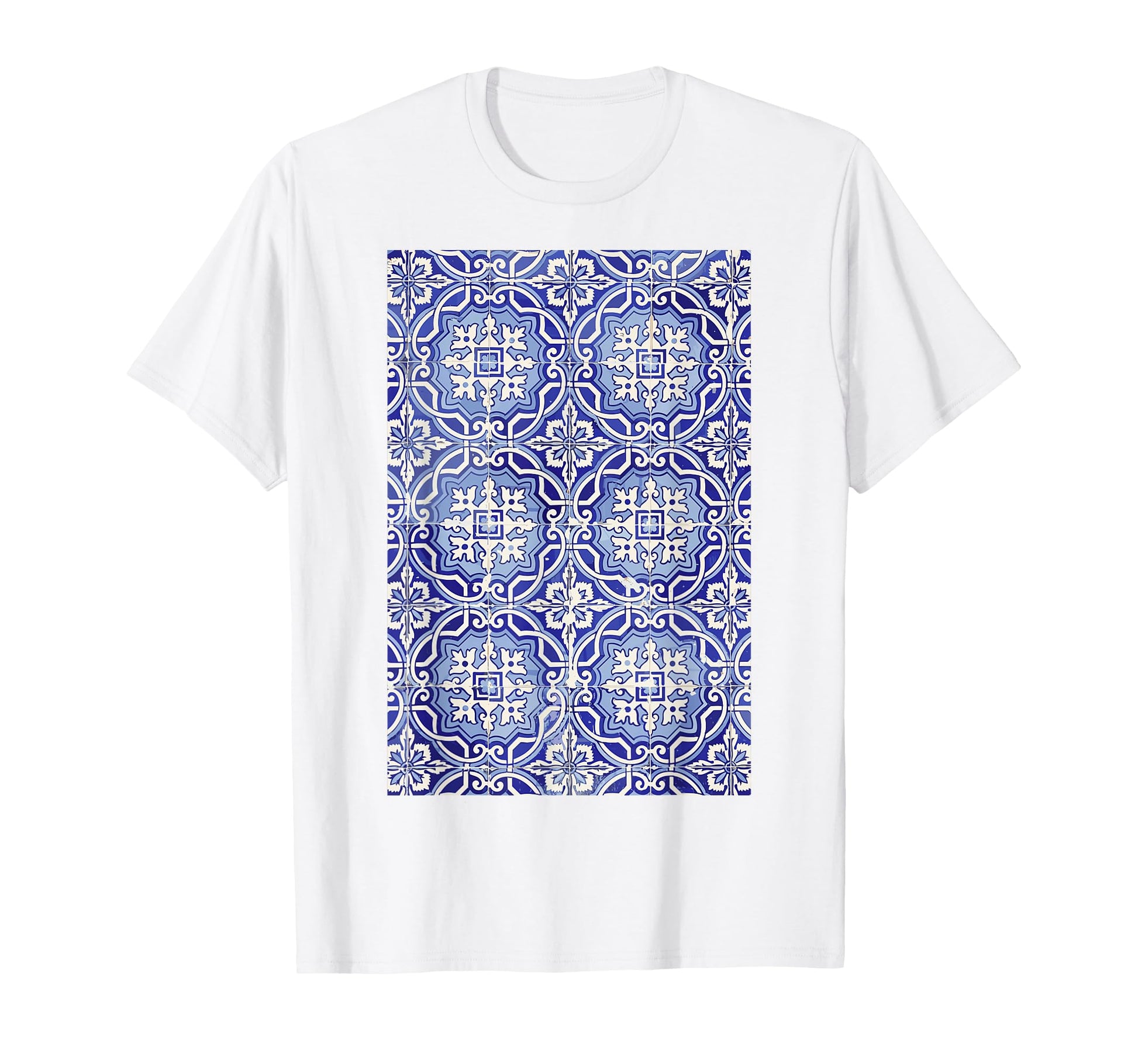 Azulejo Tiles Portuguese Tile Portugal T-Shirt - Graphic Print Unisex - T-Shirt, Sweatshirt, Hoodie
