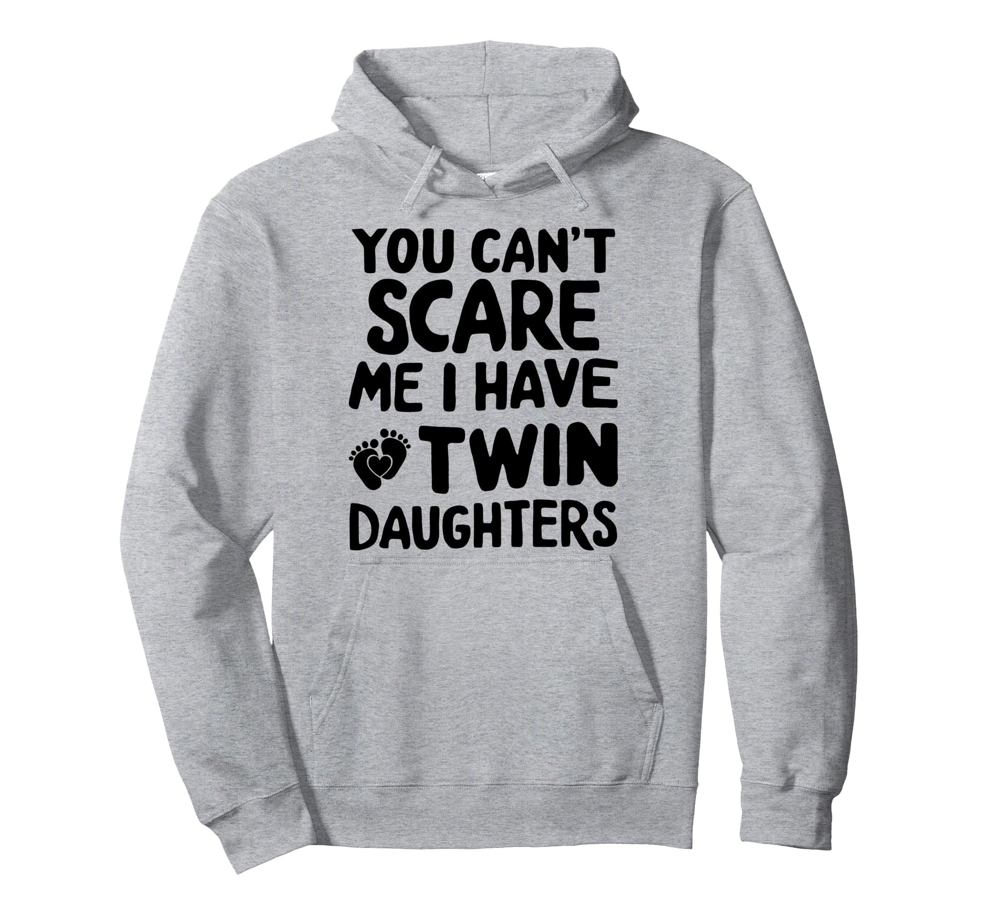 Twin Daddy Funny Twin Daughter Dad Hoodie - Trendy Graphic for Adults - T-Shirt, Sweatshirt, Hoodie