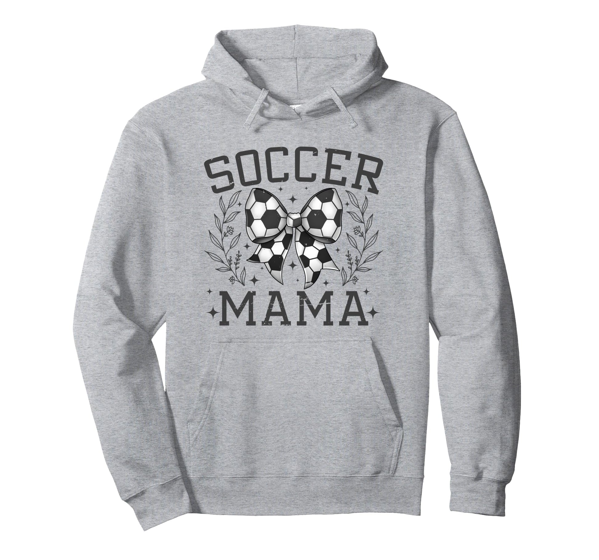 Coquette Bow Soccer Mama Game Day Hoodie - Casual Everyday Wear for Adults - T-Shirt, Sweatshirt, Hoodie