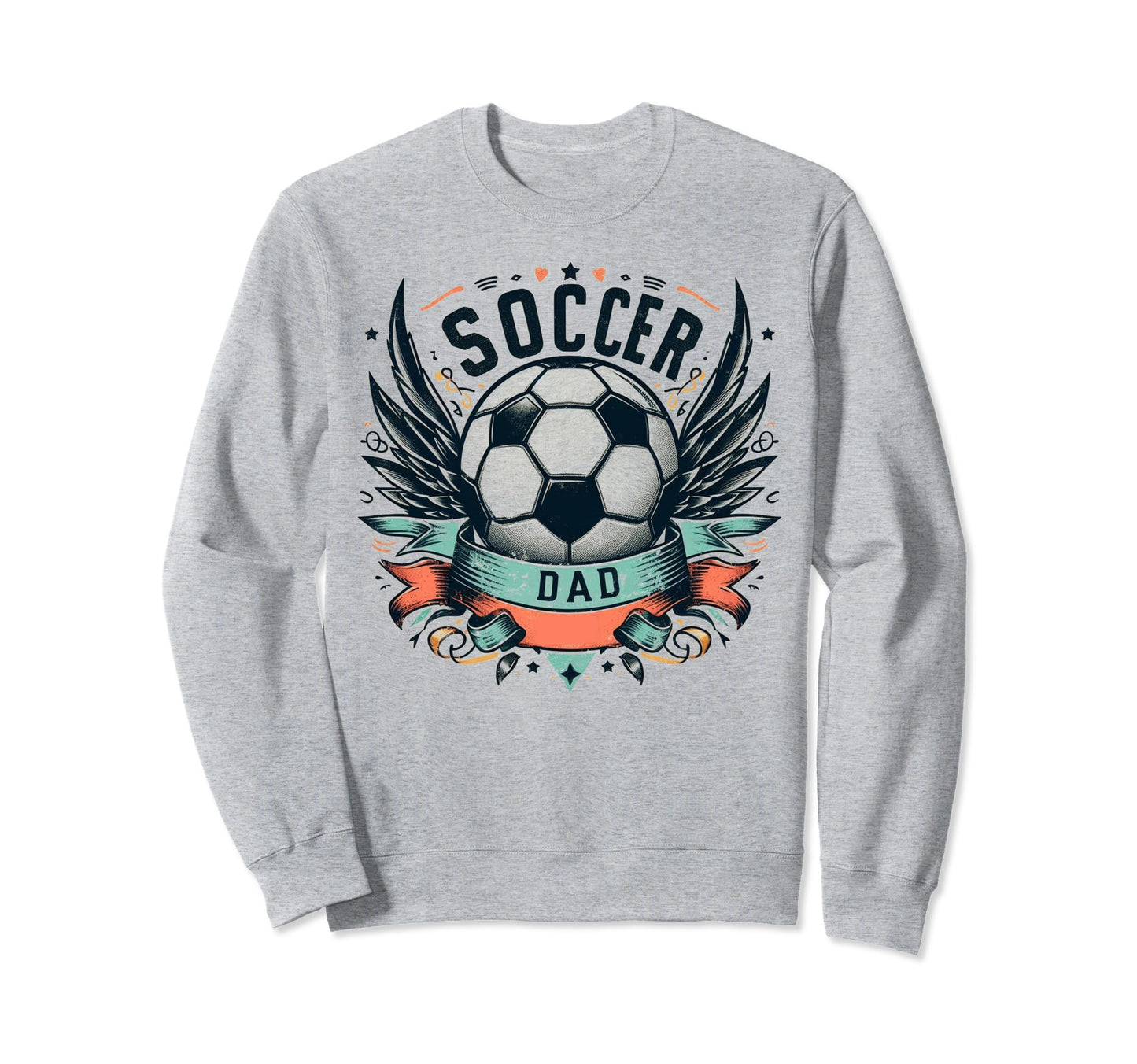 Soccer Dad Family Matching Dad Sweatshirt - Casual Everyday Wear Unisex - T-Shirt, Sweatshirt, Hoodie