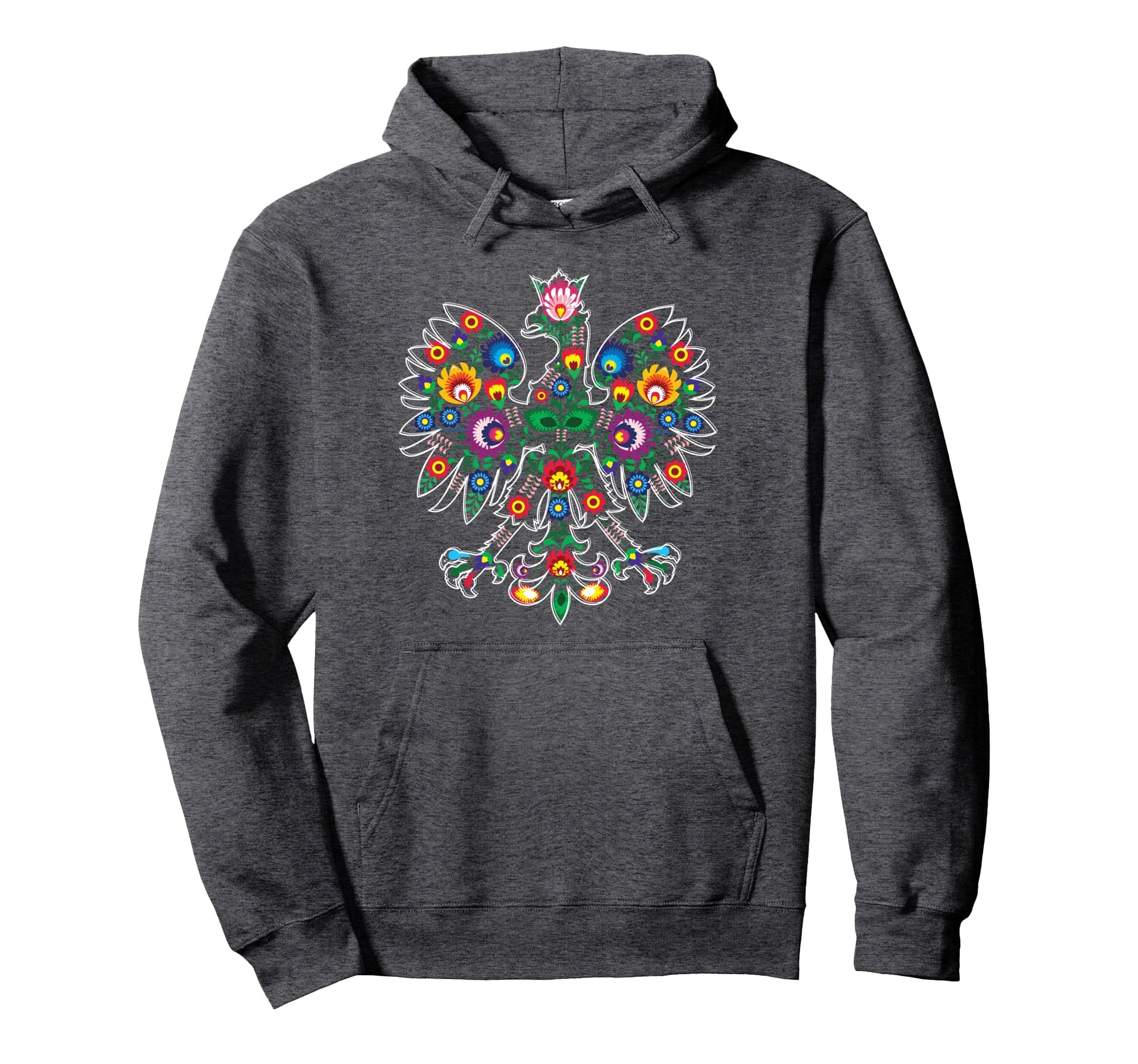 Poland Support Polish Eagle Polish Folk Art Hoodie - Unique Graphic Unisex - T-Shirt, Sweatshirt, Hoodie