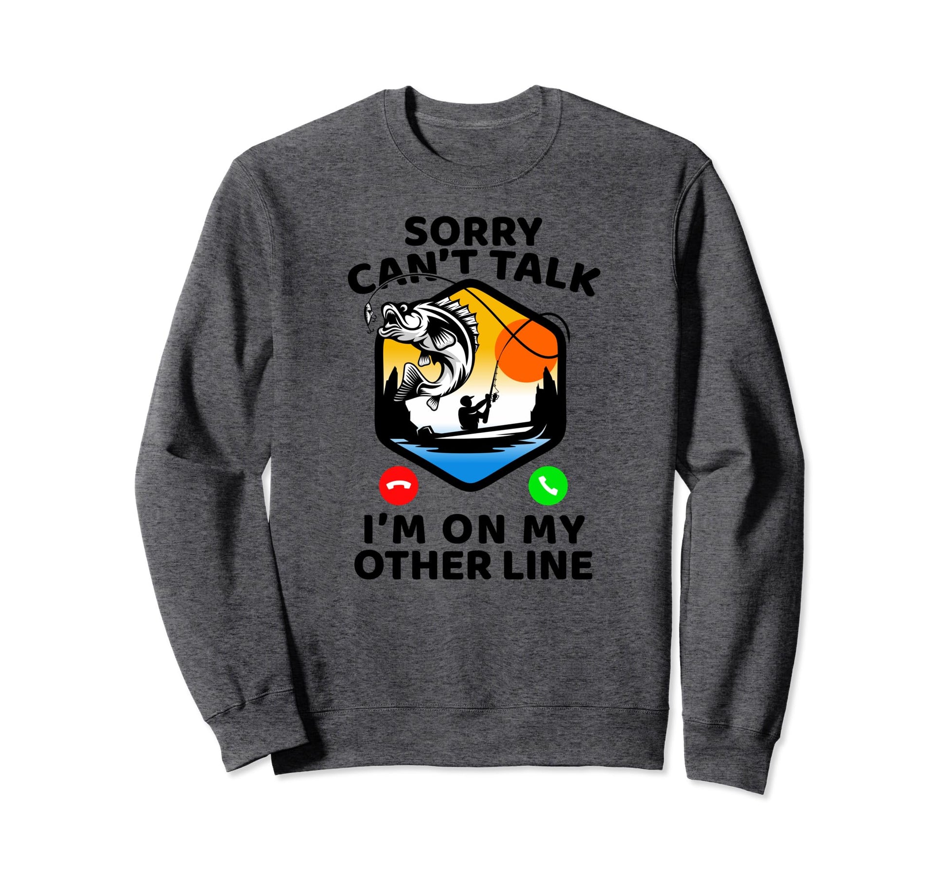 Fishing Gifts Funny Fishing Dad Sweatshirt - Trendy Graphic Unisex - T-Shirt, Sweatshirt, Hoodie