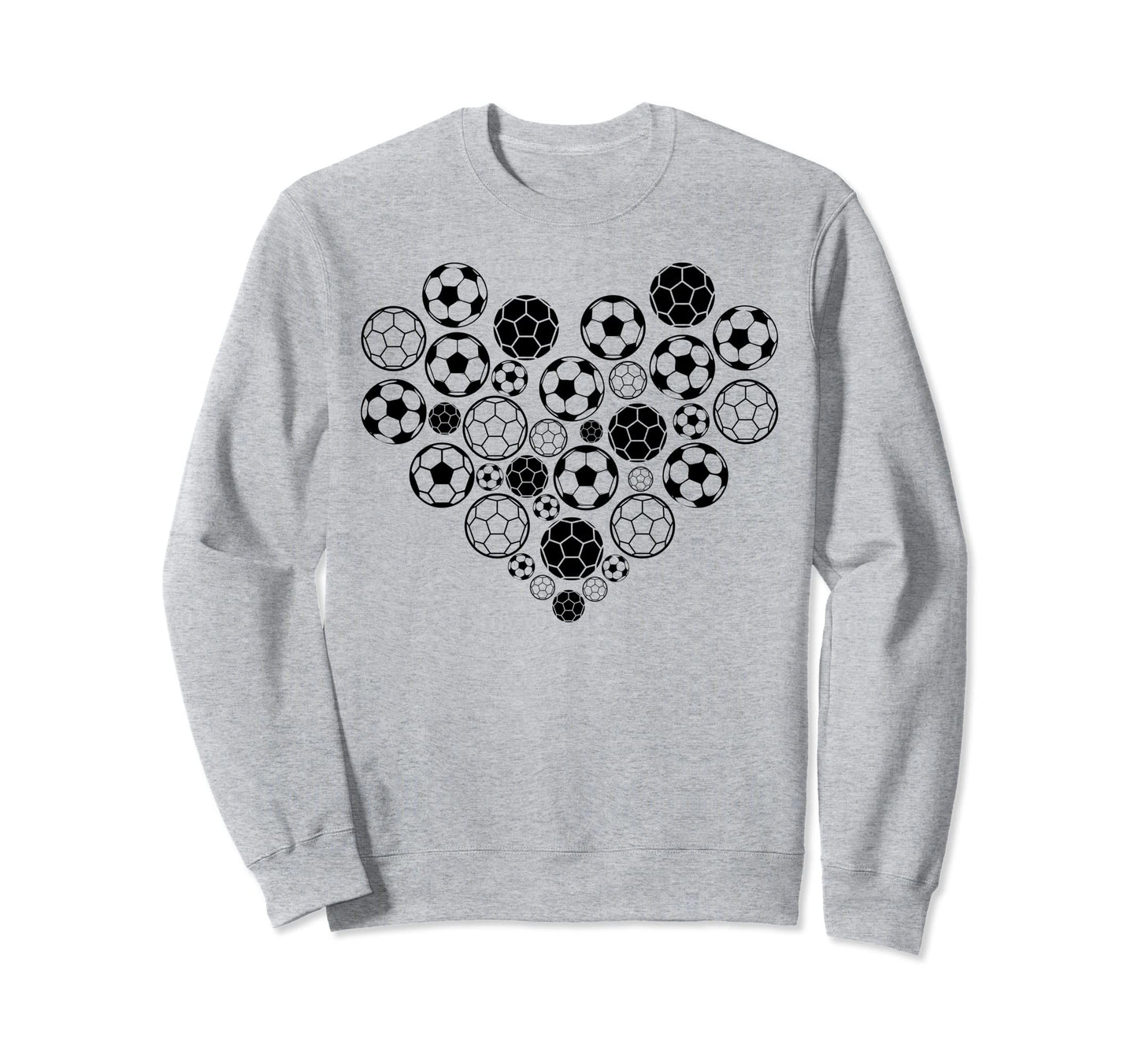 Soccer Heart Soccer Player Soccer Lover Sweatshirt - Trendy Graphic Unisex - T-Shirt, Sweatshirt, Hoodie