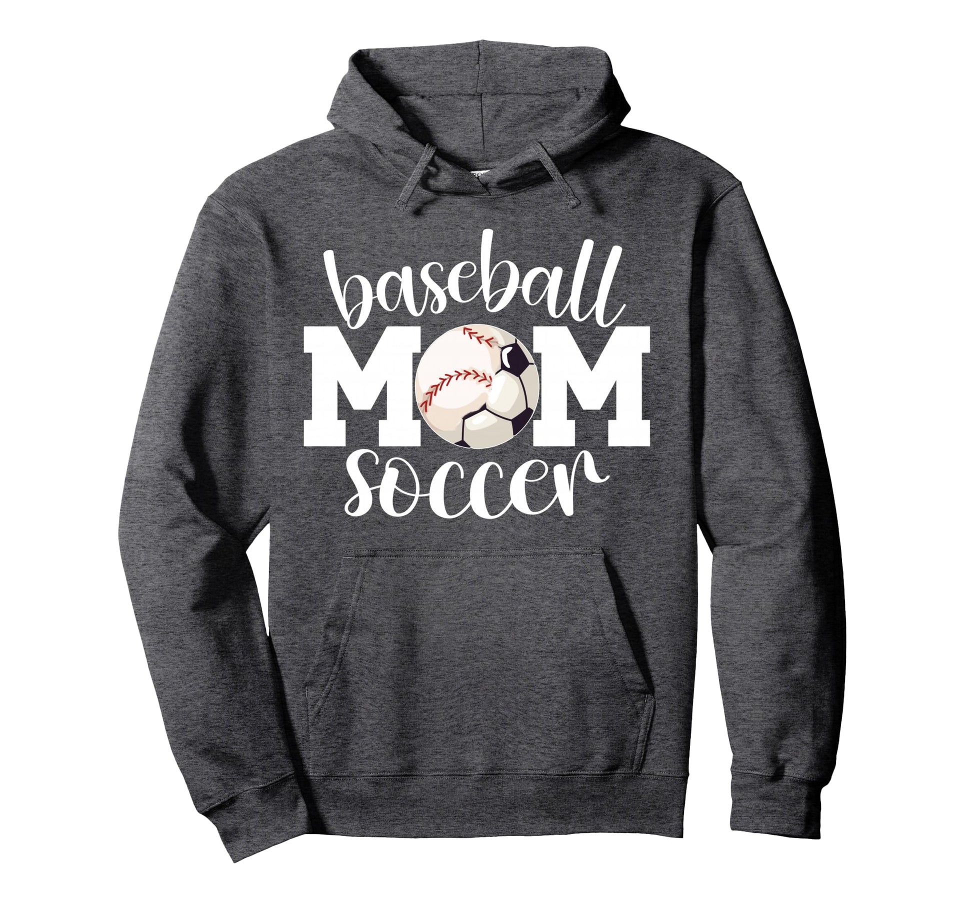 Soccer Baseball Mom Ballers Baseball Soccer Hoodie - Trendy Graphic Unisex - T-Shirt, Sweatshirt, Hoodie