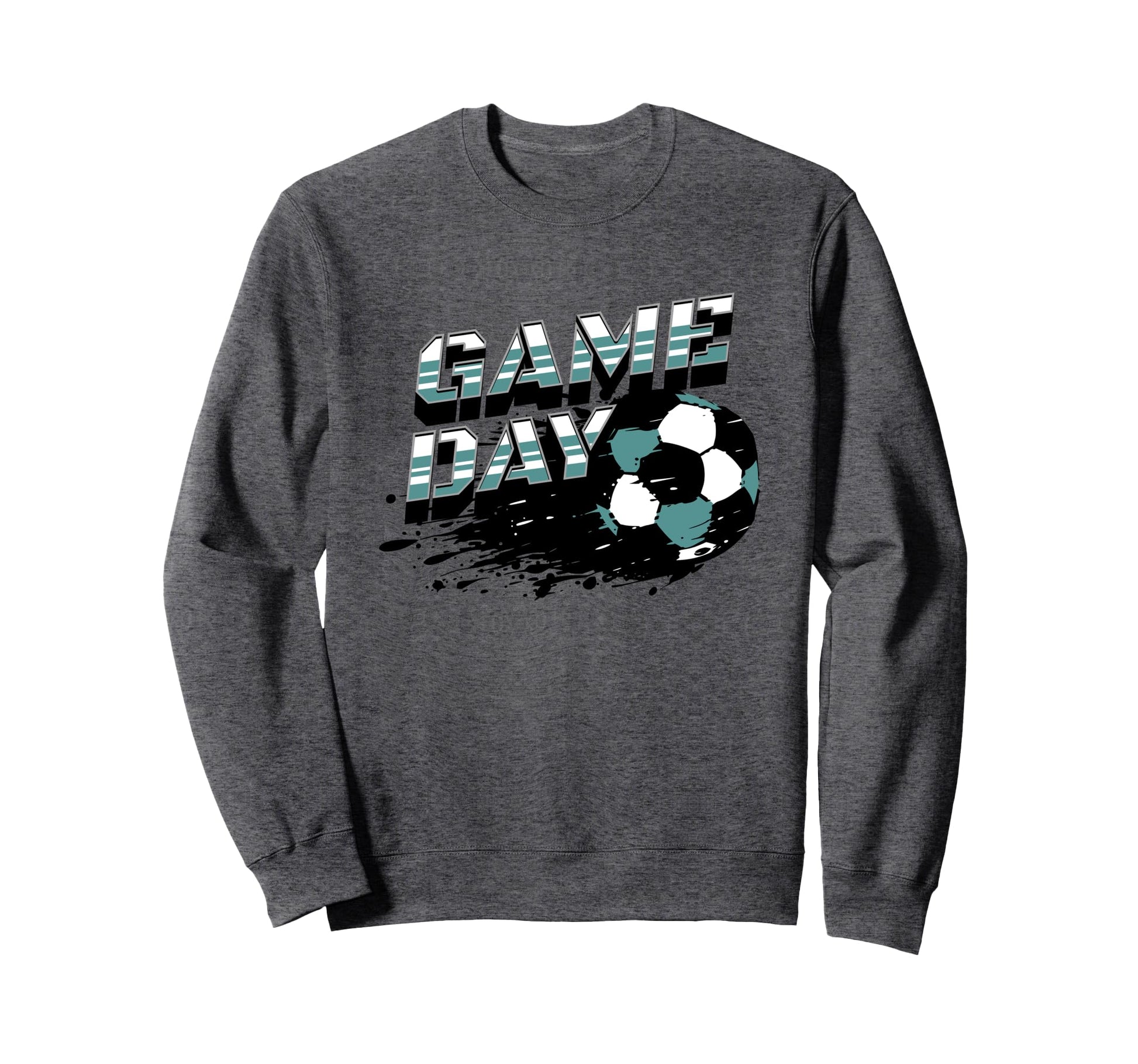 Soccer Game Day Parent Gift Teal Sweatshirt - Minimalist Print Unisex - T-Shirt, Sweatshirt, Hoodie
