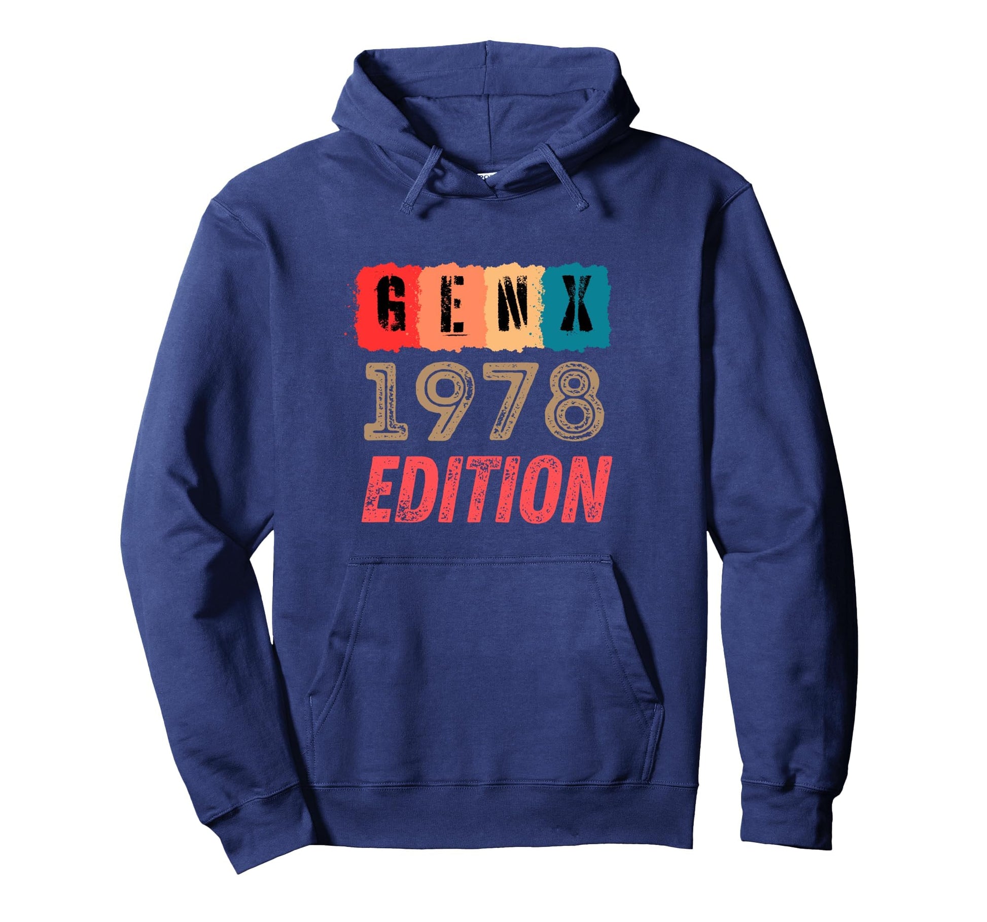 Gen X 1978 Mom Dad Hoodie - Minimalist Print Men Women - T-Shirt, Sweatshirt, Hoodie