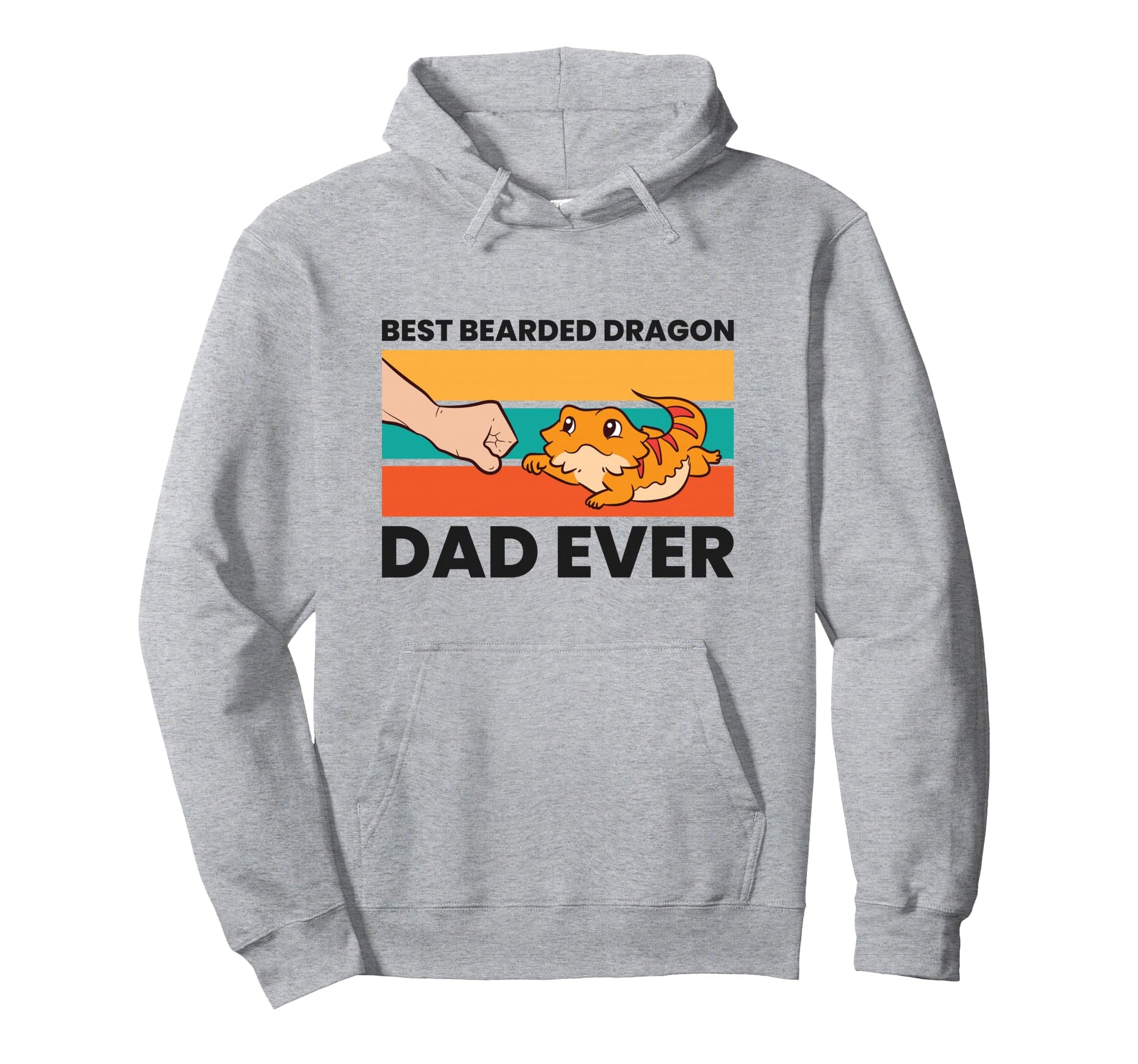 Best Bearded Dragon Dad Ever Hoodie - Fun Novelty Design Unisex - T-Shirt, Sweatshirt, Hoodie