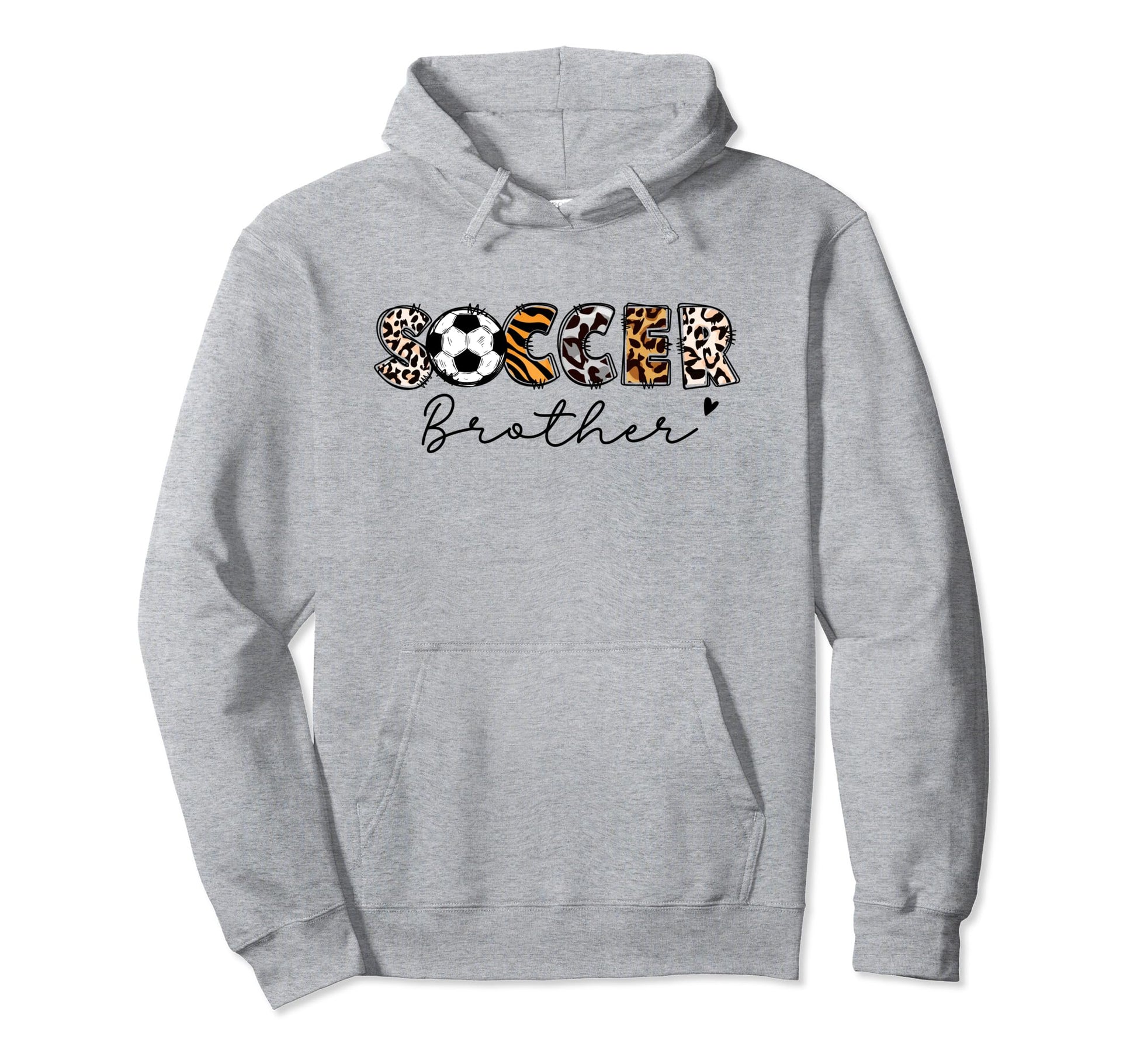 Soccer Brother Leopard Brother Soccer Player Hoodie - Unique Graphic Unisex - T-Shirt, Sweatshirt, Hoodie