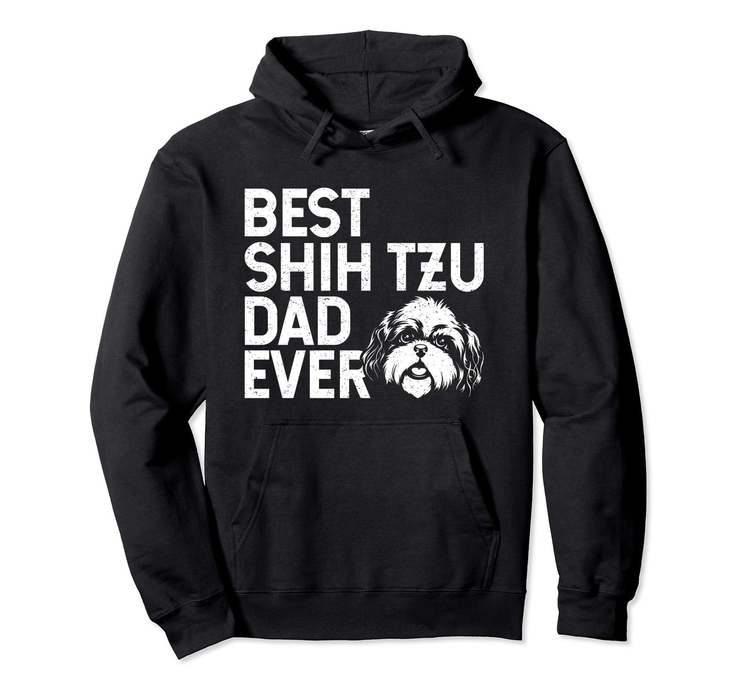 Shih Tzu Dad Gift Hoodie - Graphic Print Unisex - T-Shirt, Sweatshirt, Hoodie