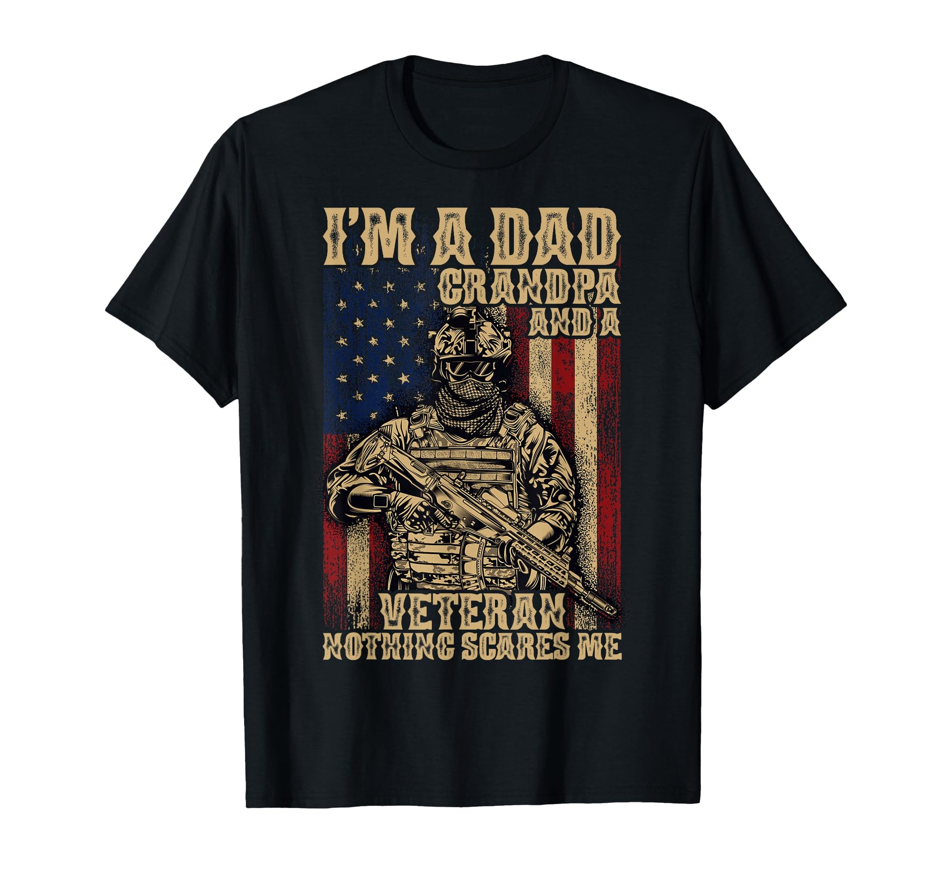 4Th July Usa Flag Im Dad Grandpa And T-Shirt - Unique Graphic Men Women - T-Shirt, Sweatshirt, Hoodie