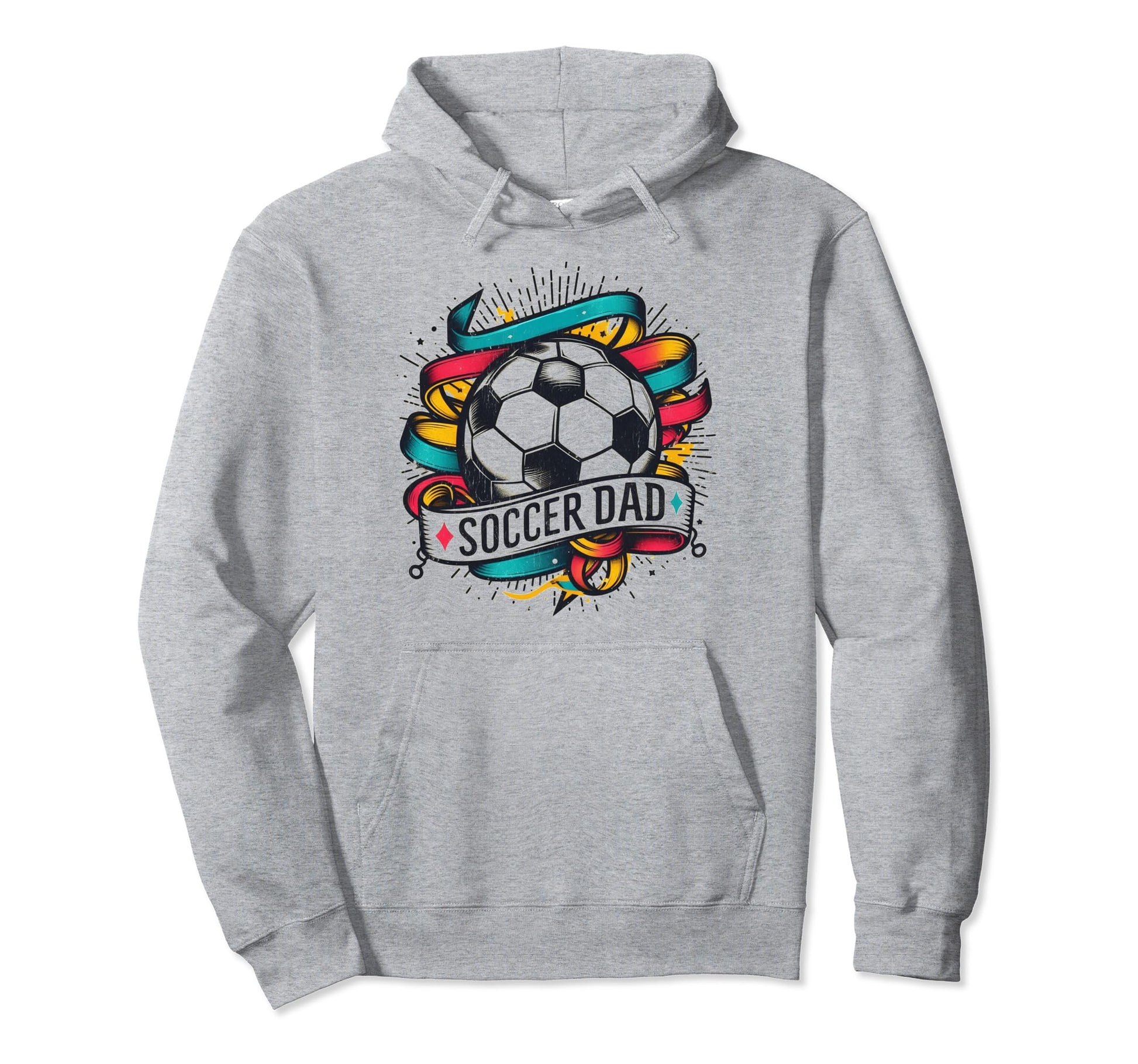 Soccer Dad Family Matching Dad Fathers Day Hoodie - Graphic Print Unisex - T-Shirt, Sweatshirt, Hoodie