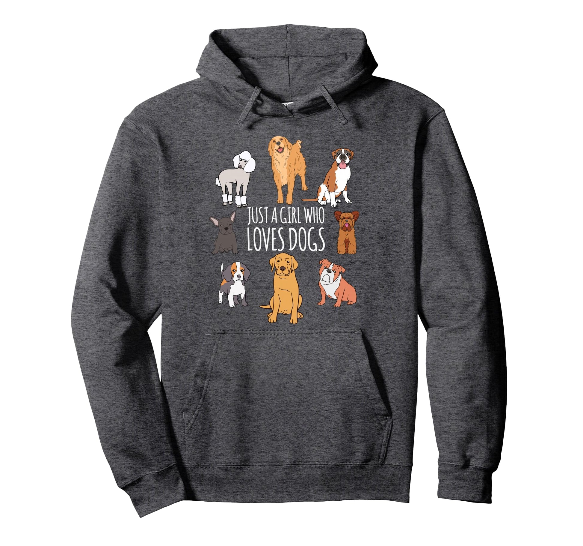 Fun Dog Puppy Lover Themed Just Who Hoodie - Fun Novelty Design Unisex - T-Shirt, Sweatshirt, Hoodie