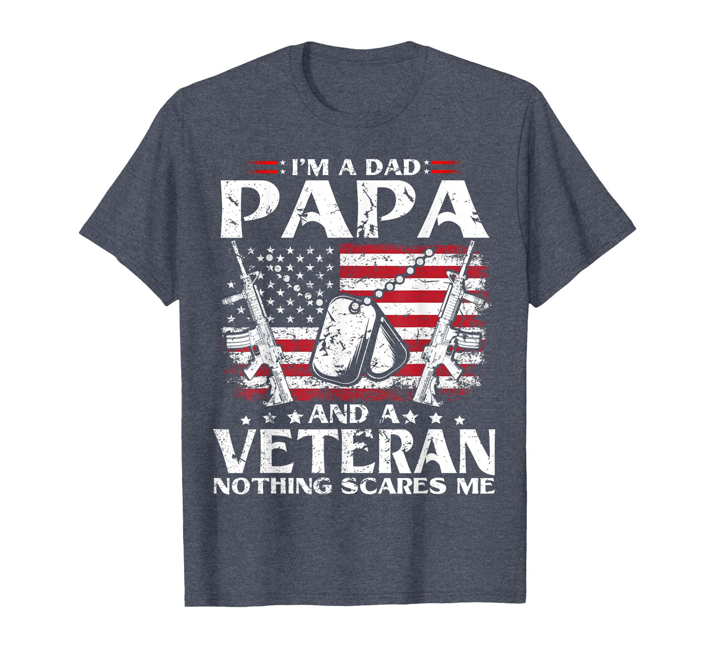 Im Dad Papa And Veteran Dad Fathers T-Shirt - Minimalist Print for Adults - T-Shirt, Sweatshirt, Hoodie