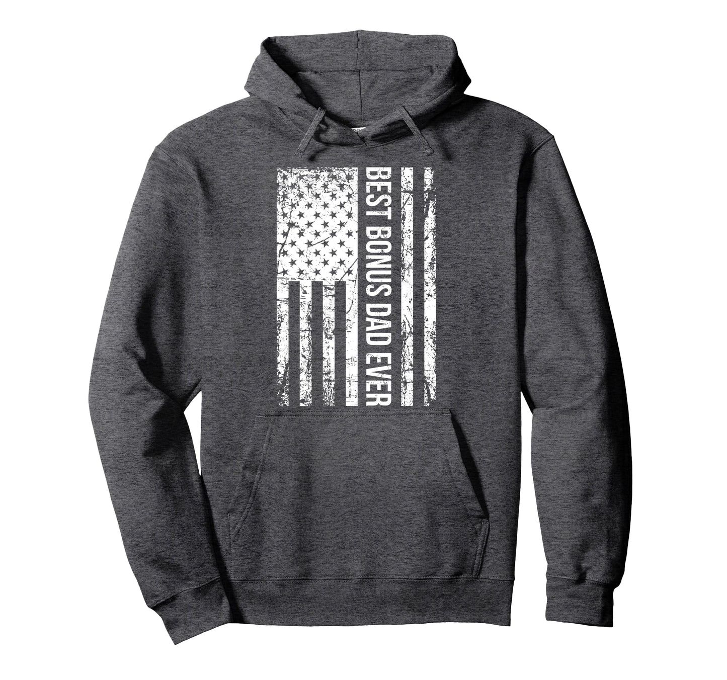 Step Dad Gift Best Bonus Dad Ever Hoodie - Minimalist Print for Adults - T-Shirt, Sweatshirt, Hoodie