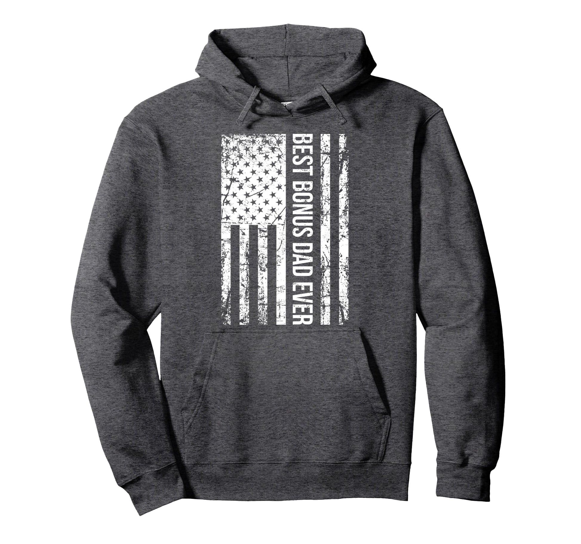 Step Dad Gift Best Bonus Dad Ever Hoodie - Minimalist Print for Adults - T-Shirt, Sweatshirt, Hoodie