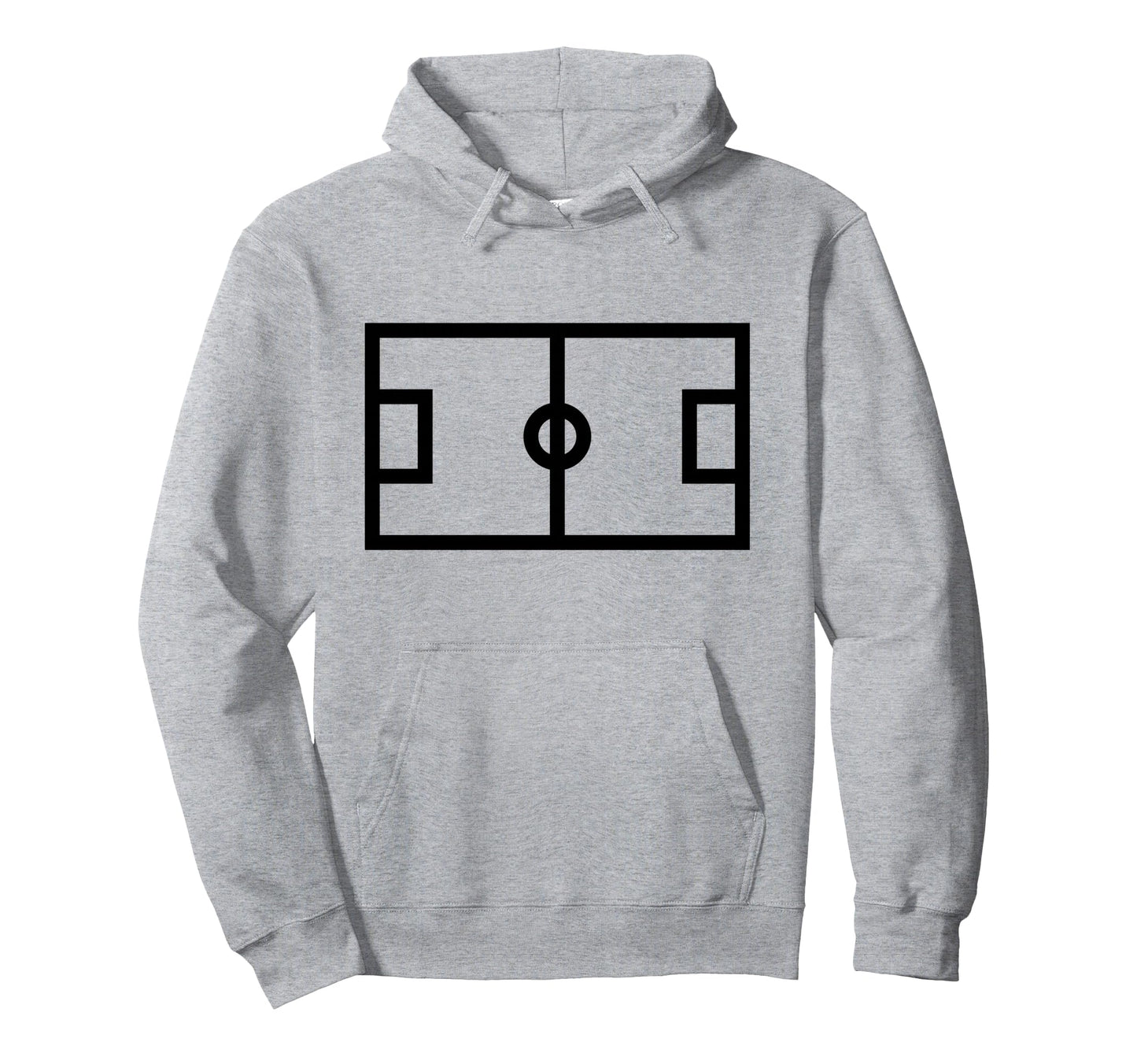 Soccer Field Costume Hoodie - Minimalist Print for Adults - T-Shirt, Sweatshirt, Hoodie