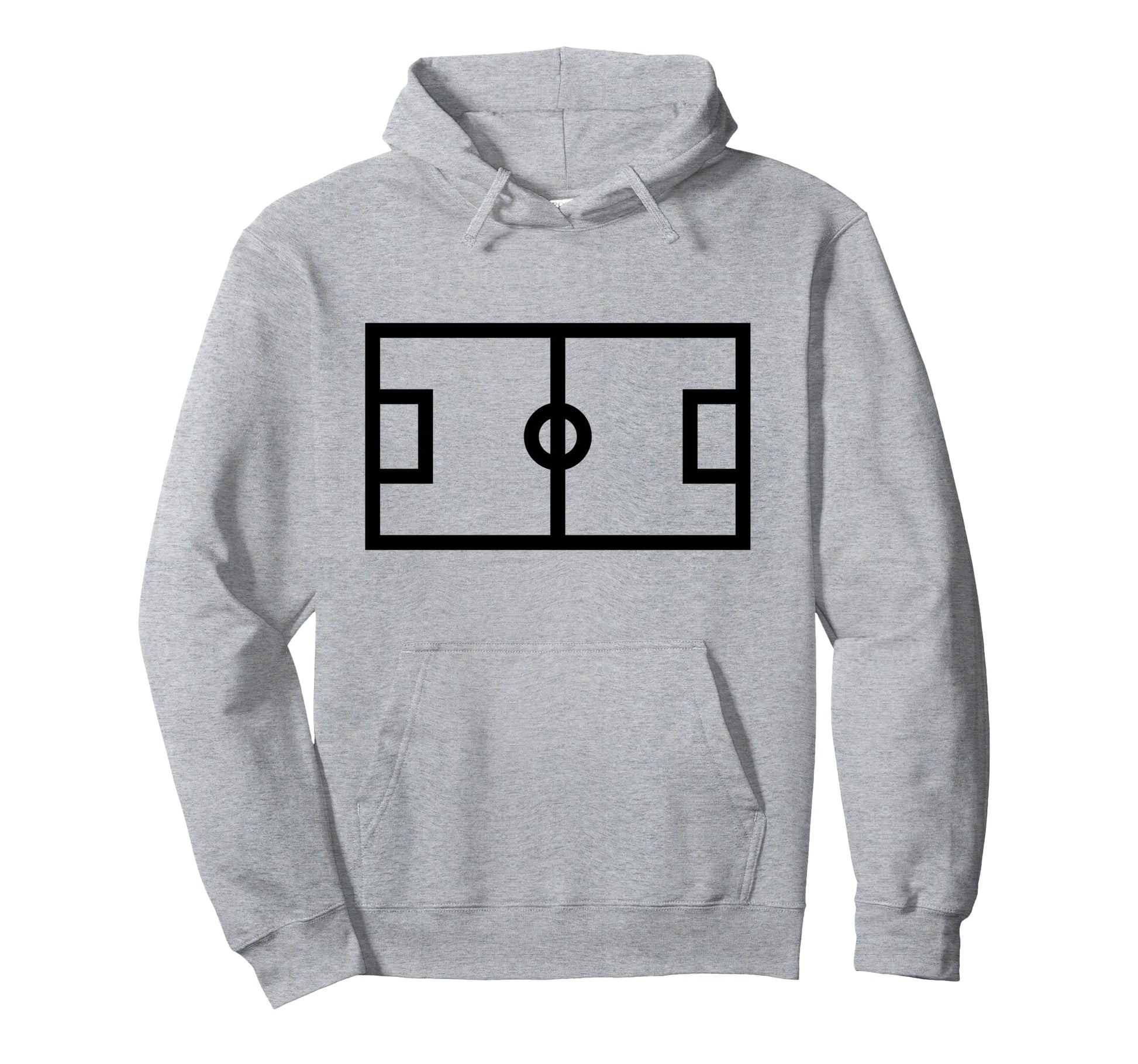 Soccer Field Costume Hoodie - Minimalist Print for Adults - T-Shirt, Sweatshirt, Hoodie