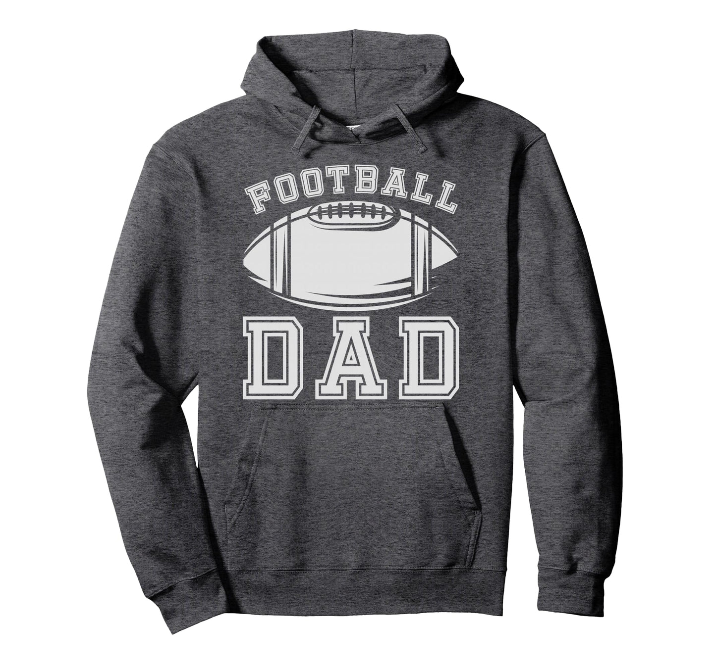 Fathers Day Football Dad American Hoodie - Streetwear Style for Adults - T-Shirt, Sweatshirt, Hoodie