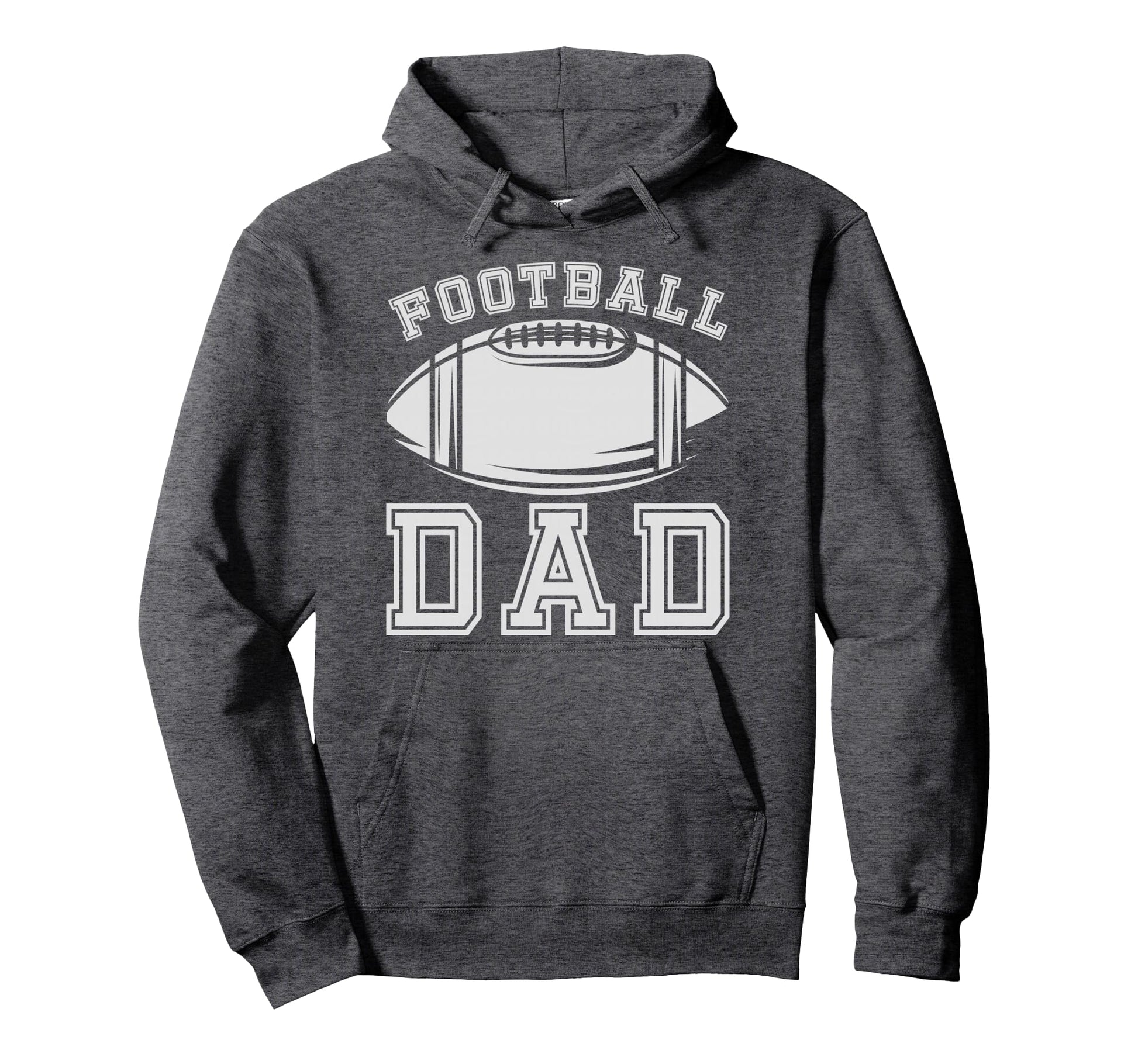 Fathers Day Football Dad American Hoodie - Streetwear Style for Adults - T-Shirt, Sweatshirt, Hoodie