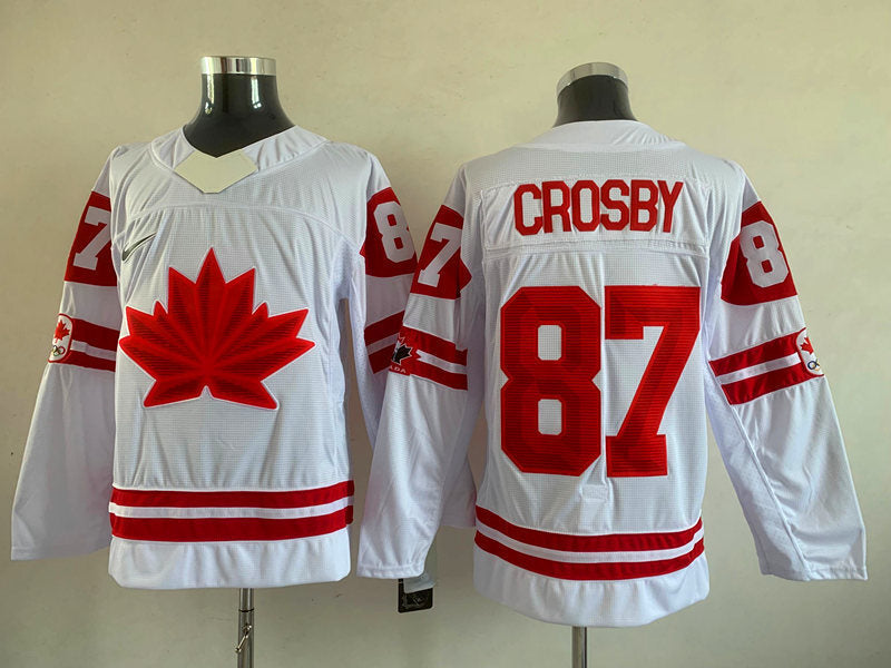 87 Sidney Crosby Style 1 Hockey Jersey hockey jersey product view 1