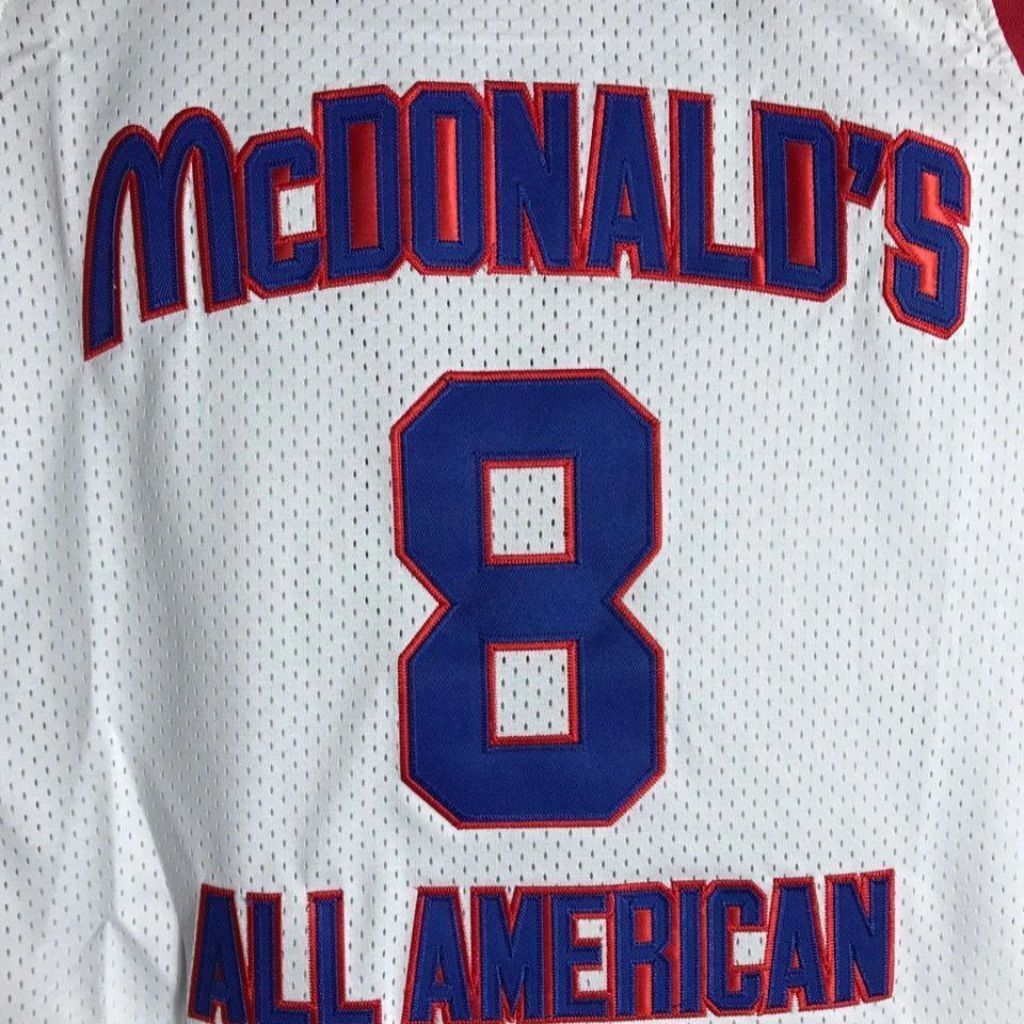 8 bryant mcdonald's jersey white Style 1 Basketball Jersey basketball jersey product view 1