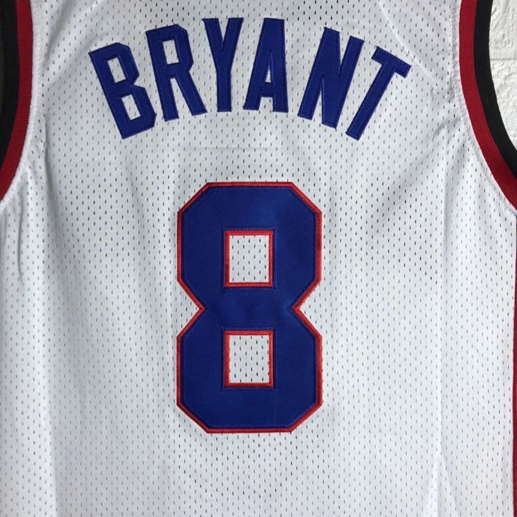 8 bryant mcdonald's jersey white Style 2 Basketball Jersey basketball jersey product view 1