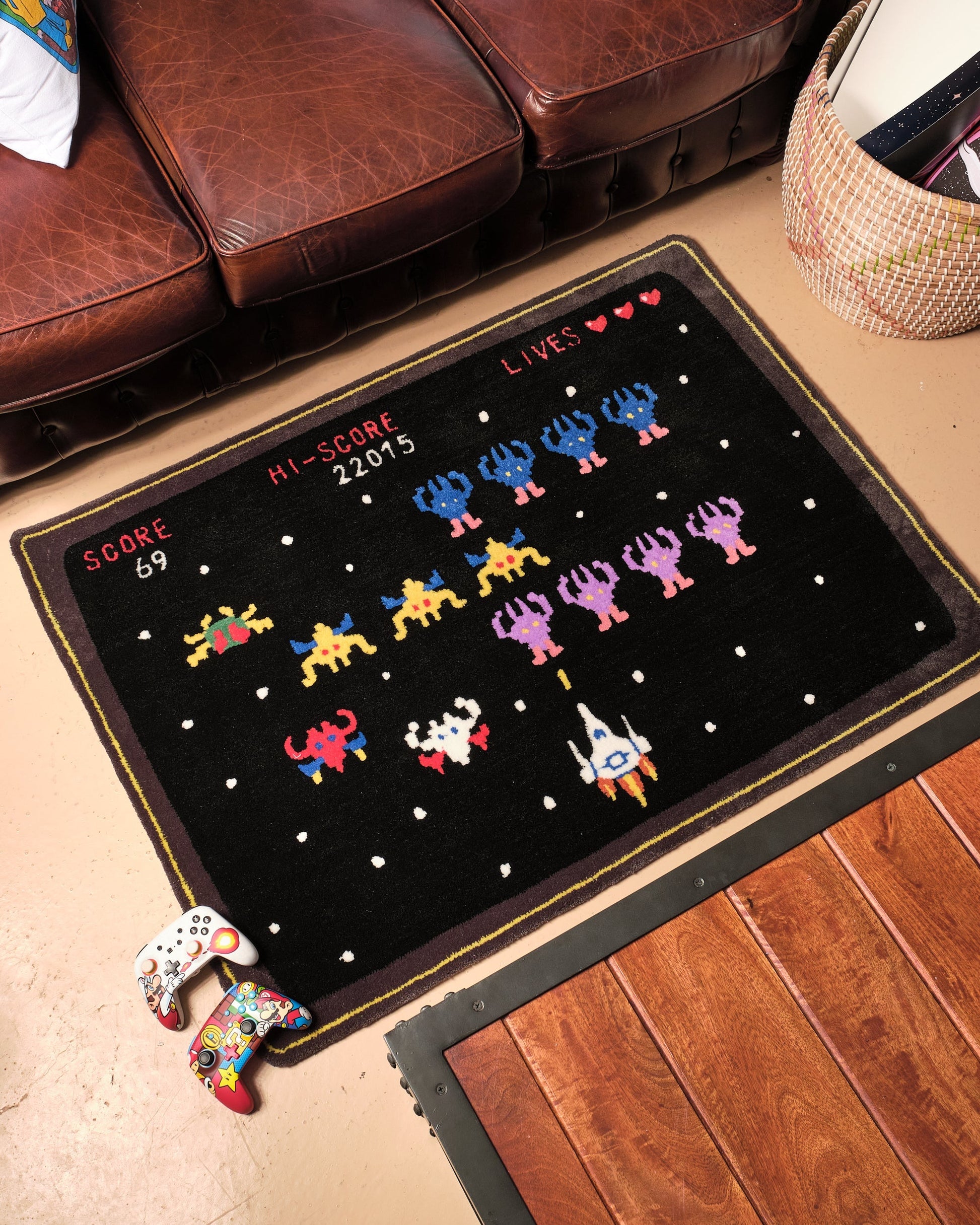 8 Bit Fighter Rug Unisex T-shirt, Sweatshirt, Hoodie, Long Sleeve Tee - T-Shirt, Sweatshirt, Hoodie