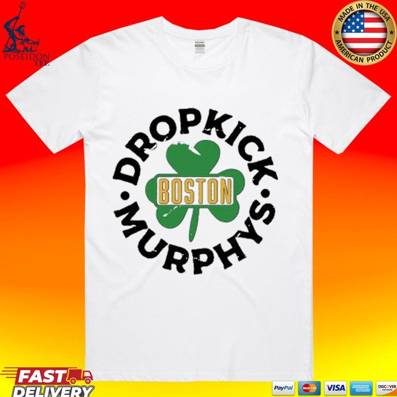 Dropkick Murphys Boston Shamrock Badge T-shirt Unisex T-shirt, Sweatshirt, Hoodie, Long Sleeve Tee - T-Shirt, Sweatshirt, Hoodie