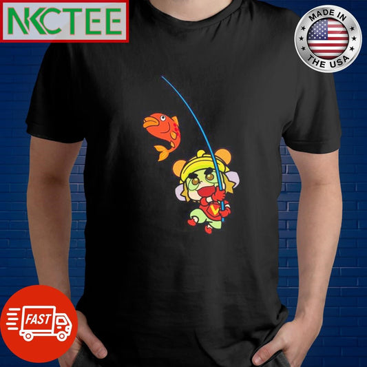 9 Volt Warioware art fishing shirt Unisex T-shirt, Sweatshirt, Hoodie, Long Sleeve Tee - T-Shirt, Sweatshirt, Hoodie