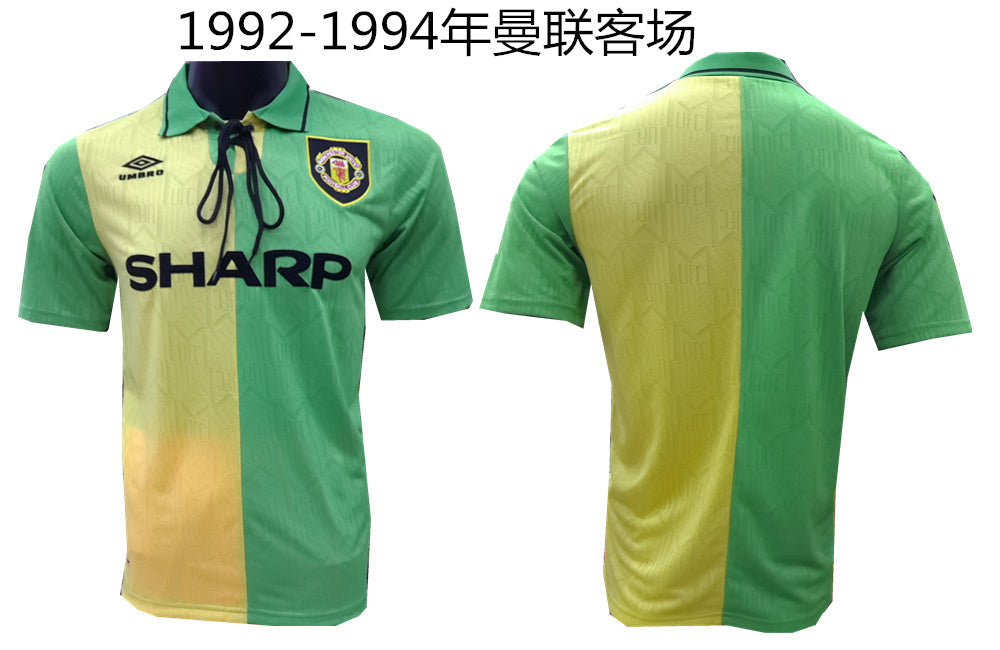 92-94 manchester united Soccer Jersey sports jersey product view 1