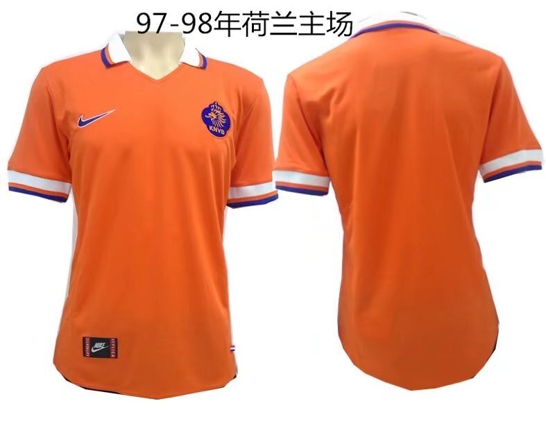 97-98 netherland home Soccer Jersey sports jersey product view 1