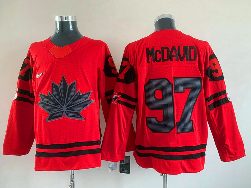 97 Connor McDavid Style 1 Hockey Jersey hockey jersey product view 1