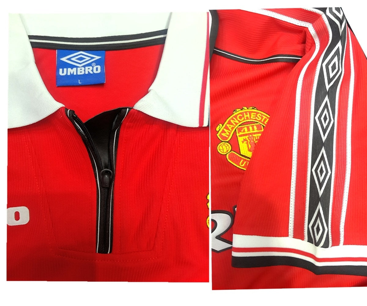 98-99 manchester united 2 Soccer Jersey sports jersey product view 1
