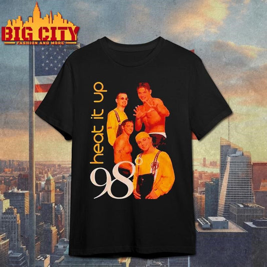 98 Degrees Heat It Up 1998 Shirt Unisex T-shirt, Sweatshirt, Hoodie, Long Sleeve Tee - T-Shirt, Sweatshirt, Hoodie
