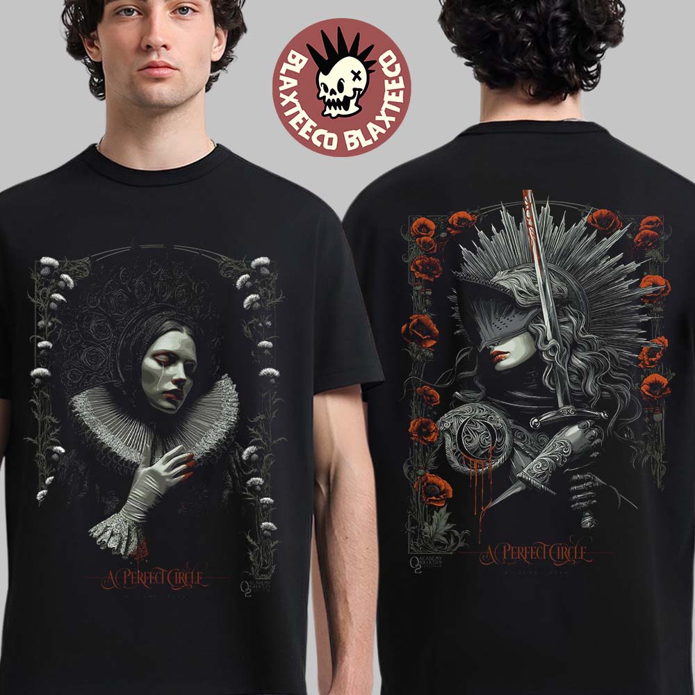 A Perfect Circle London UK 2026 Night 1 And 2 Combined Gig Poster At O2 Academy Brixton On 3 And 4 June 2026 Two Sided T-Shirt - T-Shirt, Sweatshirt, Hoodie