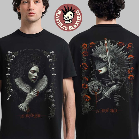 A Perfect Circle London UK 2026 Night 1 And 2 Combined Gig Poster At O2 Academy Brixton On 3 And 4 June 2026 Two Sided T-Shirt - T-Shirt, Sweatshirt, Hoodie