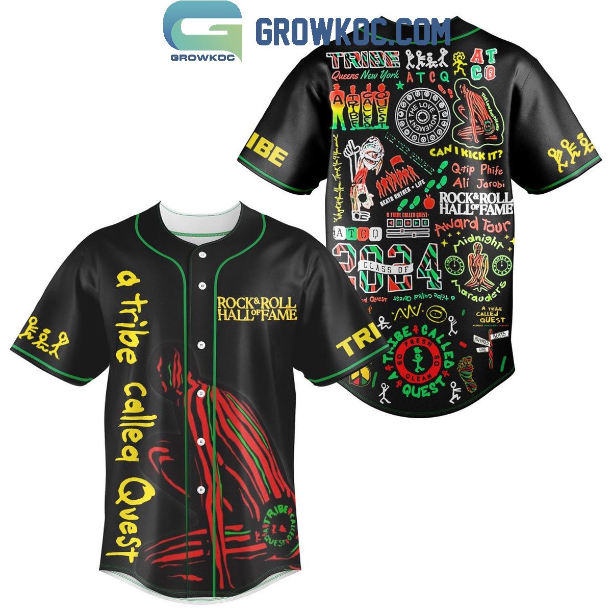 A Tribe Call Quest Award Tour Midnight Baseball Jersey baseball jersey product view 1