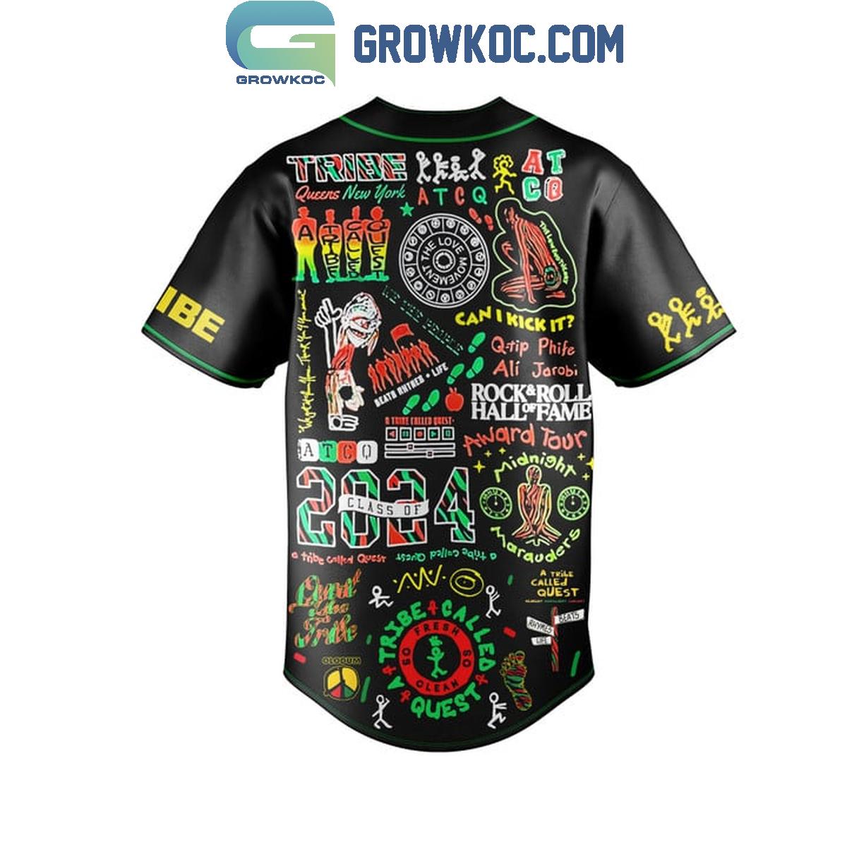 A Tribe Call Quest Award Tour Midnight Baseball Jersey baseball jersey product view 3