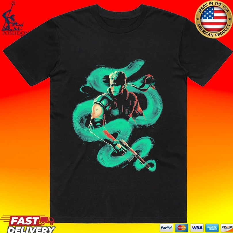 Metal Gear Solid Solid Snake T-shirt Unisex T-shirt, Sweatshirt, Hoodie, Long Sleeve Tee - T-Shirt, Sweatshirt, Hoodie