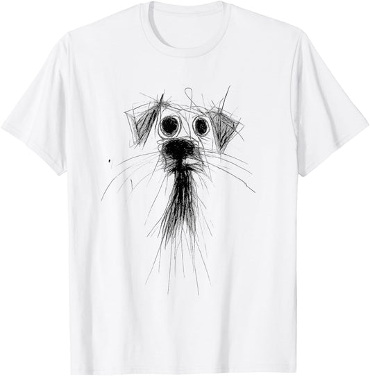Dog Abstract Scribble Art Puppy Puppy Sweatshirt Unique Gift