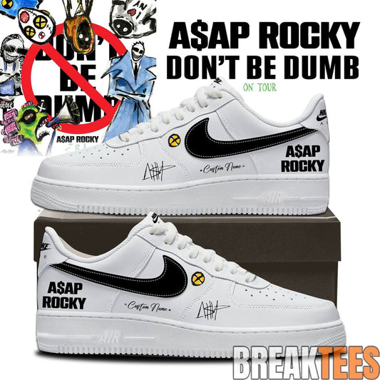 AAP ROCKY DONT BE DUMB WORLD TOUR 2026 Special Air Force 1 Unisex T-shirt, Sweatshirt, Hoodie, Long Sleeve Tee - T-Shirt, Sweatshirt, Hoodie