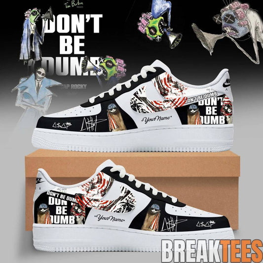 A$AP Rocky DONT BE DUMB New Album Air Force 1 Unisex T-shirt, Sweatshirt, Hoodie, Long Sleeve Tee - T-Shirt, Sweatshirt, Hoodie