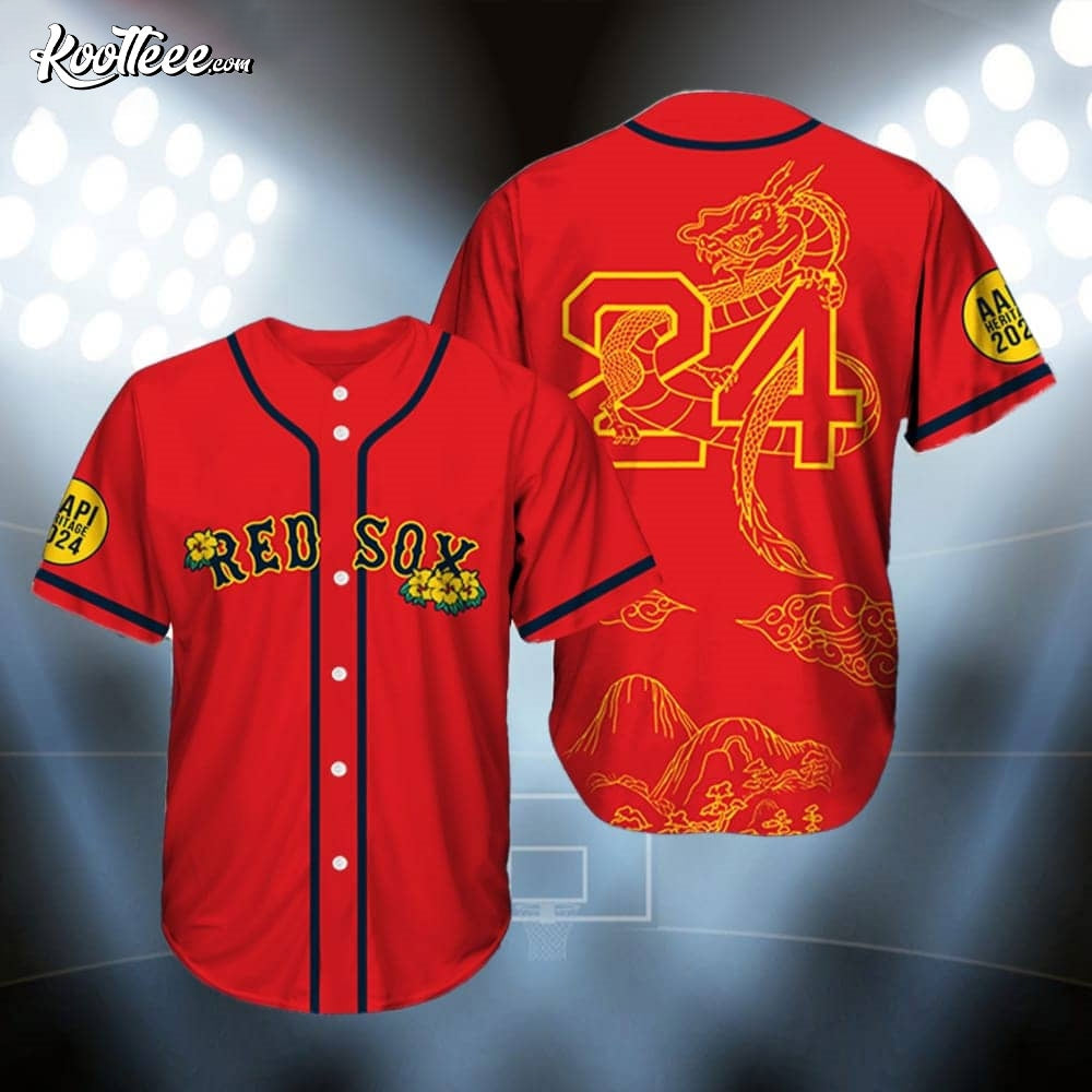 AAPI Celebration Boston Red Sox 2024 Baseball Jersey baseball jersey product view 1