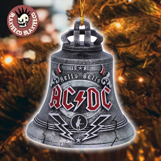 ACDC 1980 Hells Bells The Cracked Bell Holiday Christmas Tree Decorations Ornament Unisex T-shirt, Sweatshirt, Hoodie, Long Sleeve Tee - T-Shirt, Sweatshirt, Hoodie