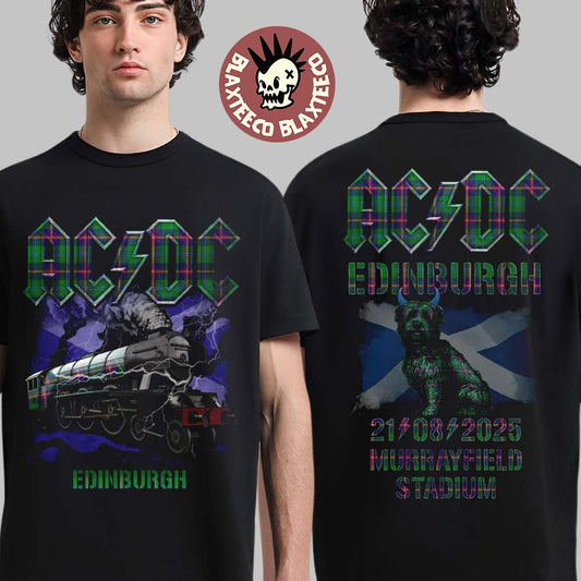 ACDC Edinburgh PWR Up Tour In Scotland At Murrayfield Stadium On August 21 2025 Event Tour T-Shirt - T-Shirt, Sweatshirt, Hoodie