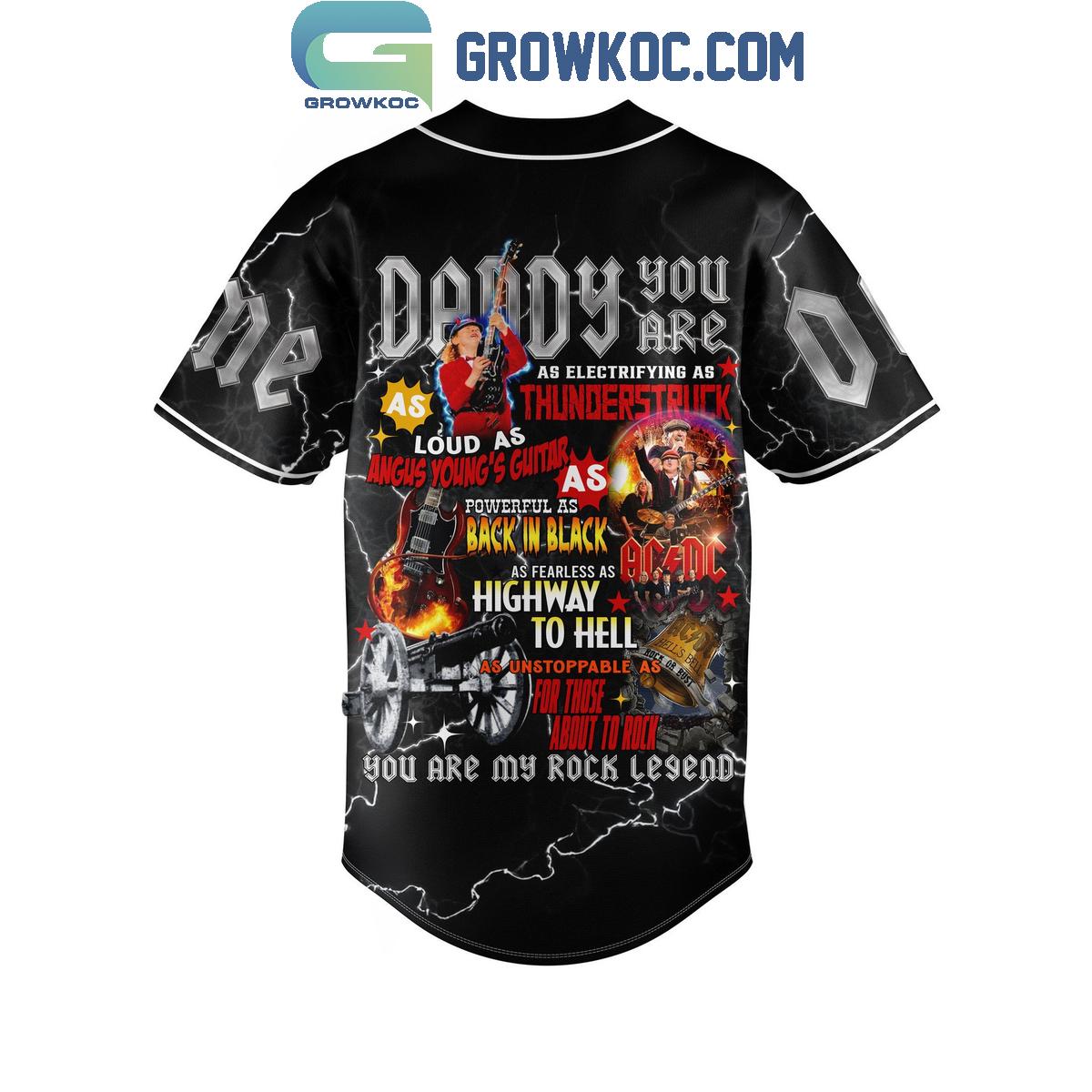 ACDC I’m A Rock Star Father’s Day Personalized Baseball Jersey baseball jersey product view 3