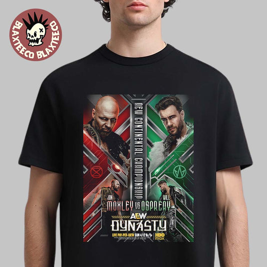 AEW Continental Championship Jon Moxley Vs Will Ospreay April 12 2026 T-Shirt Unisex T-shirt, Sweatshirt, Hoodie, Long Sleeve Tee - T-Shirt, Sweatshirt, Hoodie