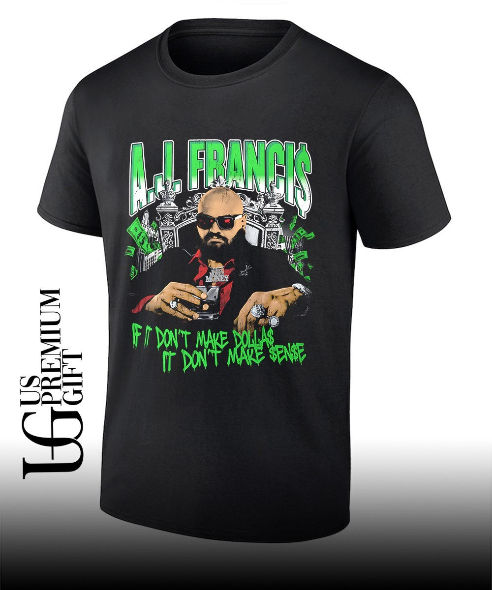 AJ Franci Kingpin graphic shirt Unisex T-shirt, Sweatshirt, Hoodie, Long Sleeve Tee - T-Shirt, Sweatshirt, Hoodie