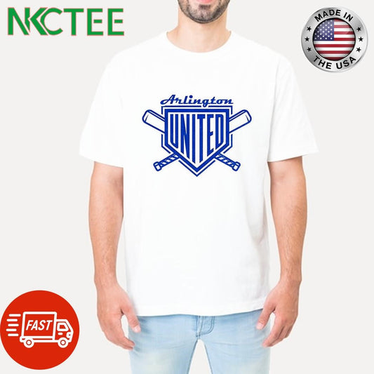 ARLINGTON UNITED FULL CHEST badge baseball shirt Unisex T-shirt, Sweatshirt, Hoodie, Long Sleeve Tee - T-Shirt, Sweatshirt, Hoodie